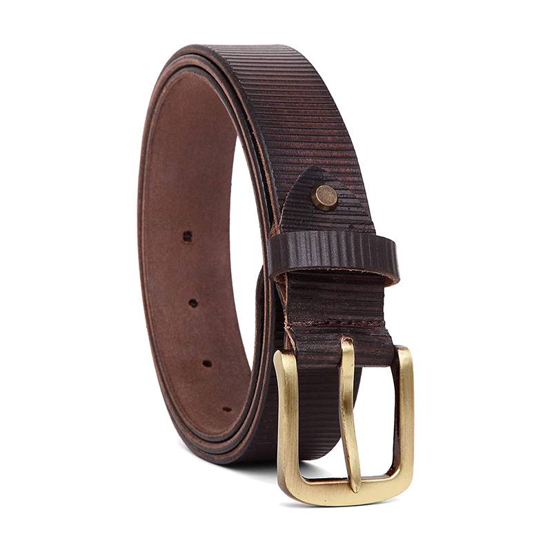 WildHorn Nepal Genuine Leather Free Size Belt (WHBLT 522 Brown)