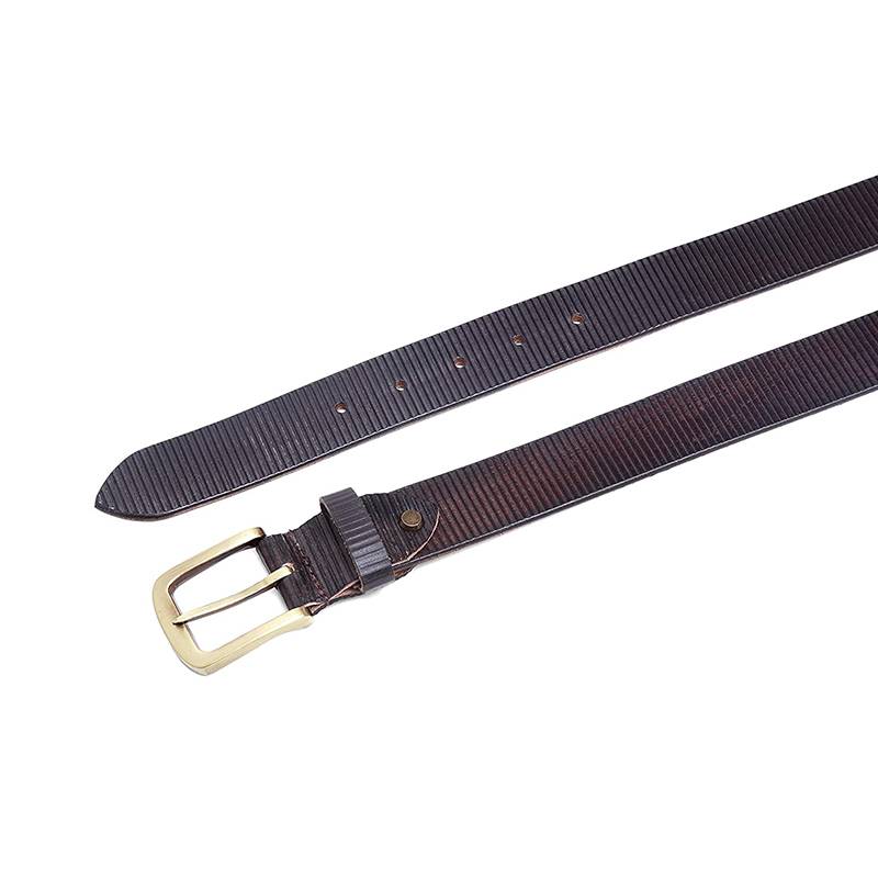 WildHorn Nepal Genuine Leather Free Size Belt (WHBLT 522 Brown)