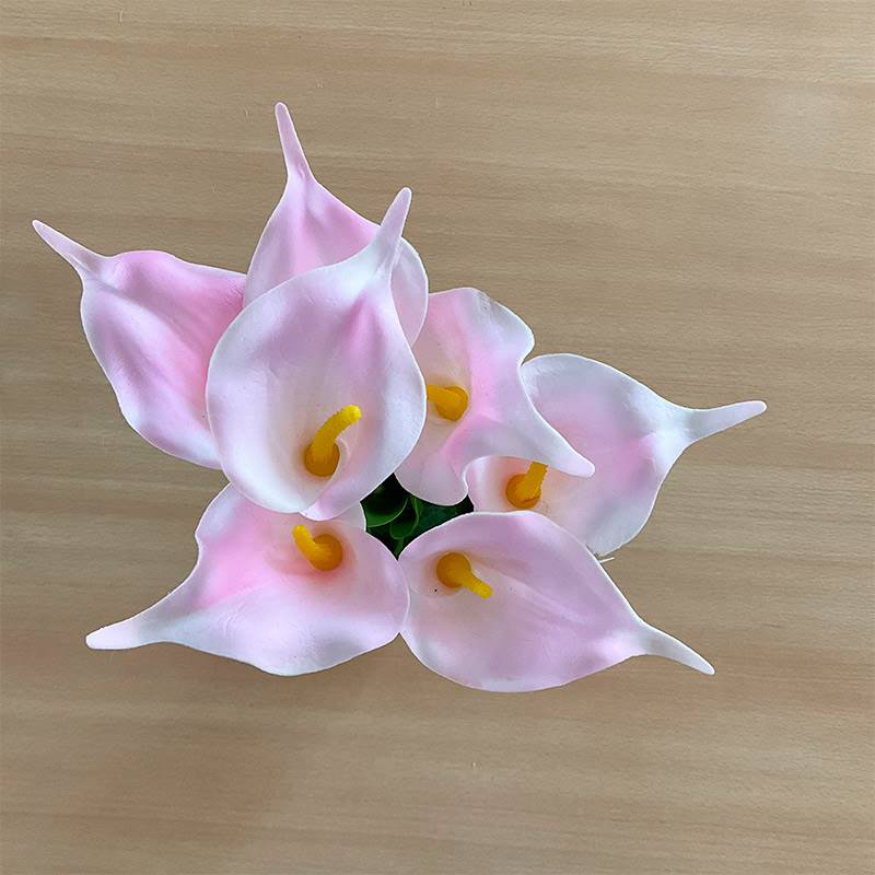 Pink Artificial Lilies – Bunch of 7