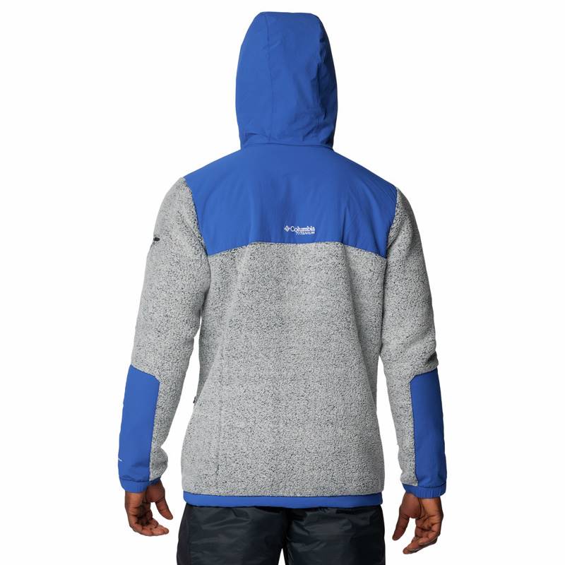 Columbia Sportswear Arctic Crest™ Sherpa Full Zip for Men (S) - Mountain Blue, White