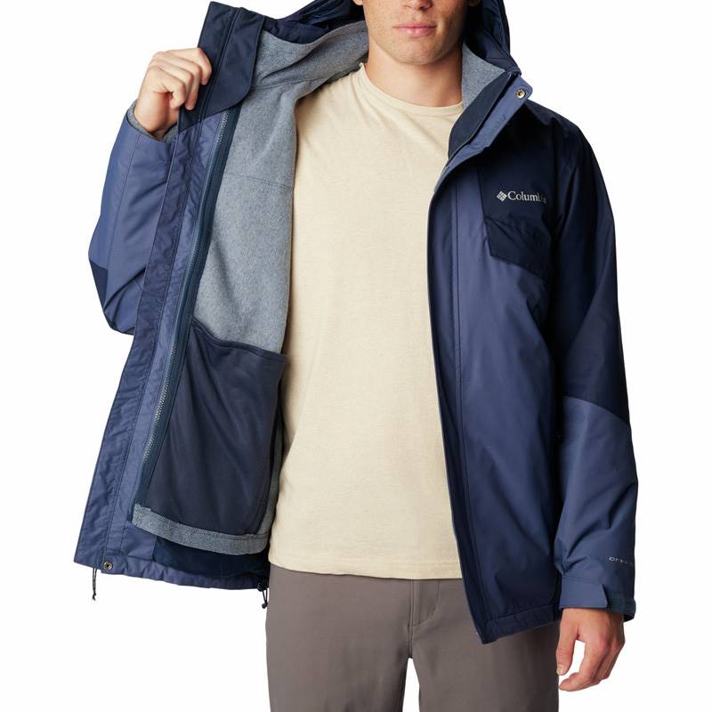 Columbia Sportswear Bugaboo™ II Fleece Interchange Jacket for Men (L) - Dark Mountain, Colle