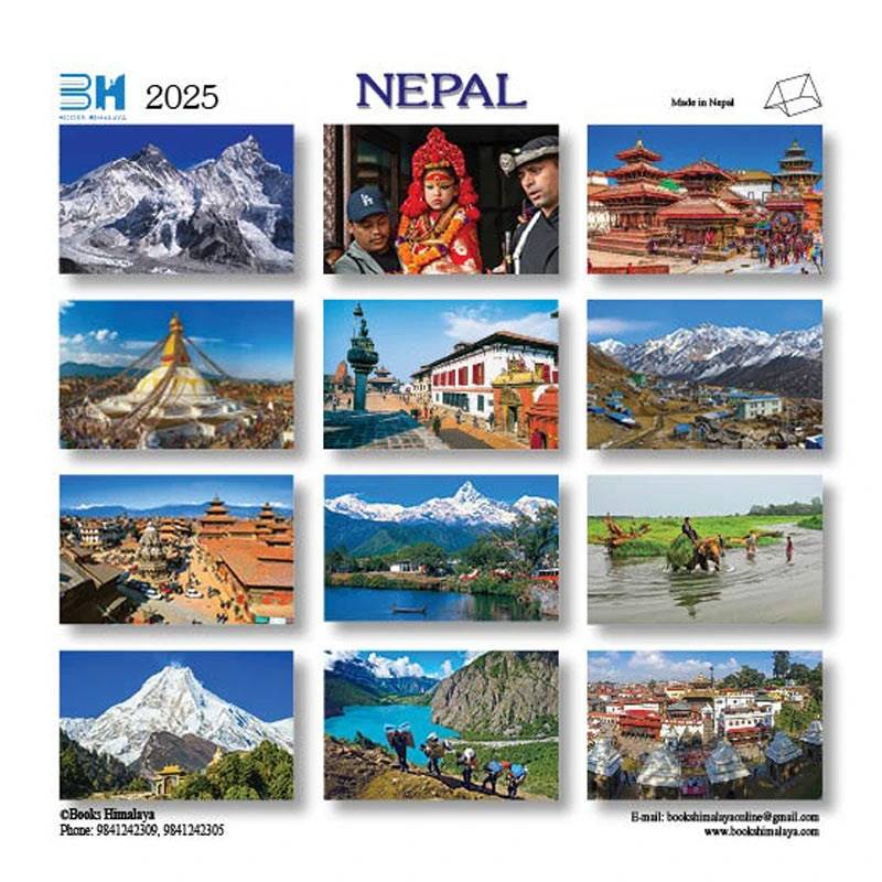 Nepal Desktop Calendar 2025 (3.331)