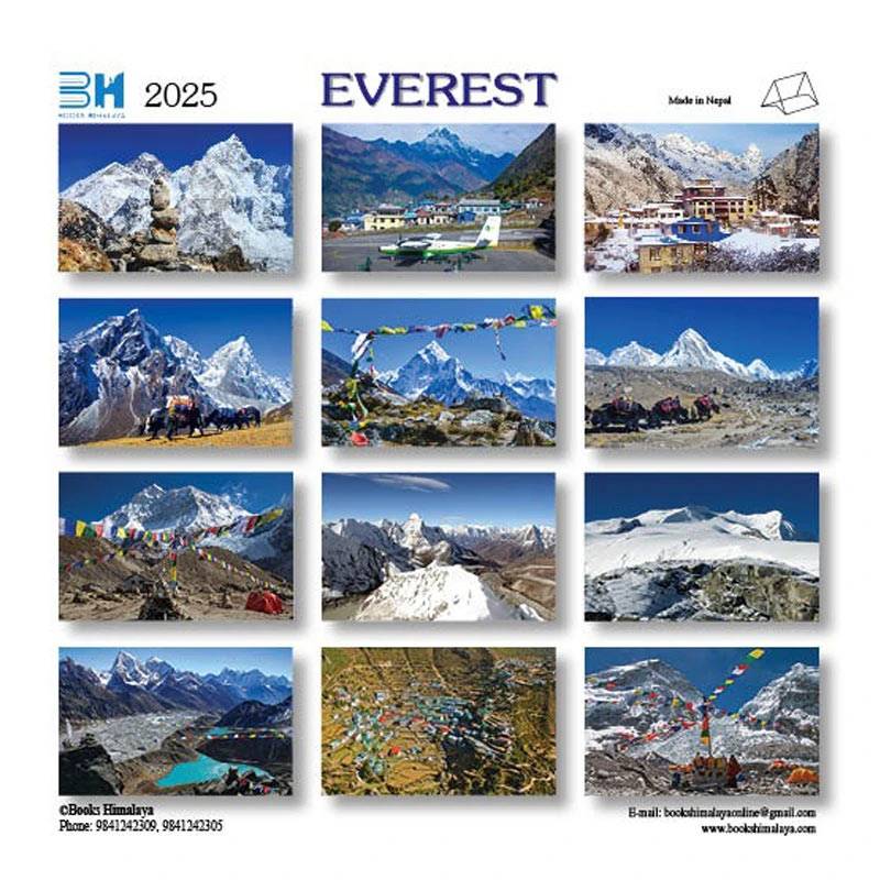 Everest Desktop Calendar 2025 (3.430)