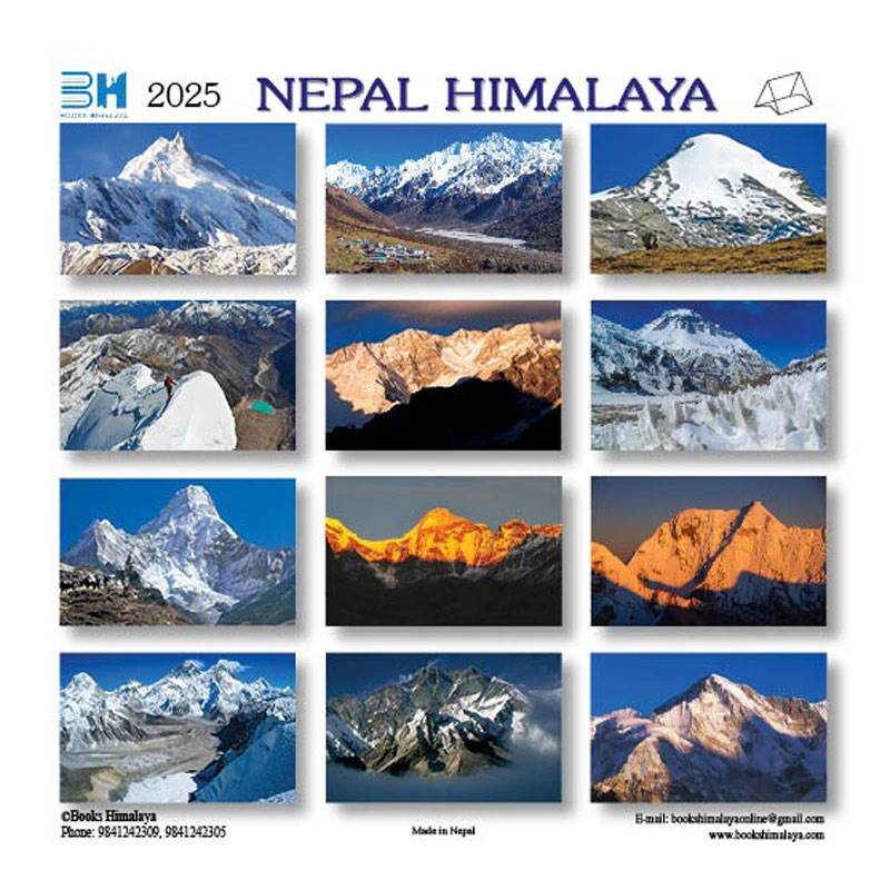 Nepal Himalaya Desktop Calendar 2025 (3.333)