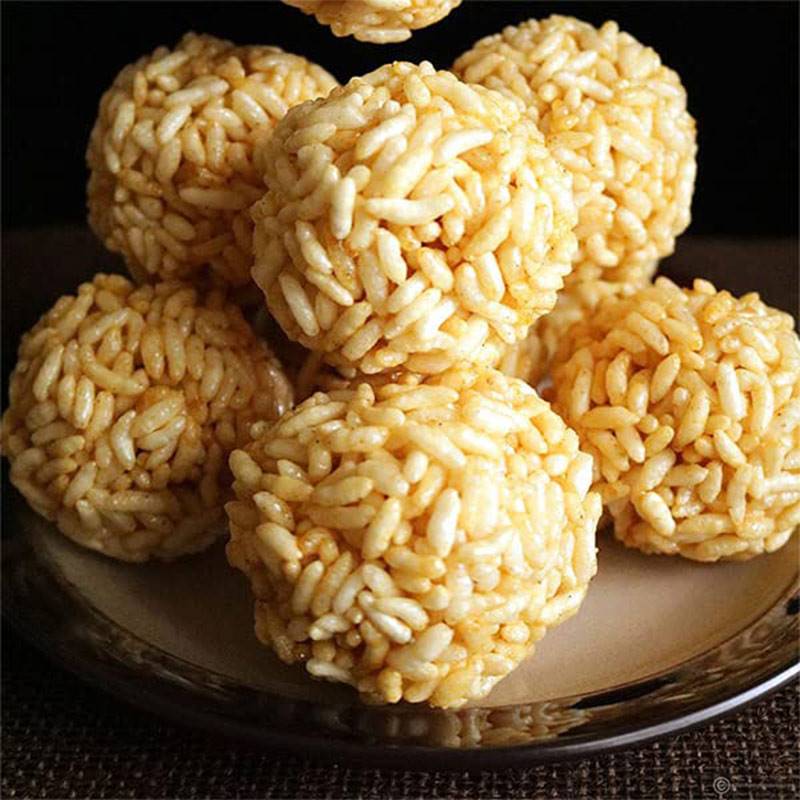 Muri Laddoo (200 g) (Puffed Rice Balls with Jaggery)