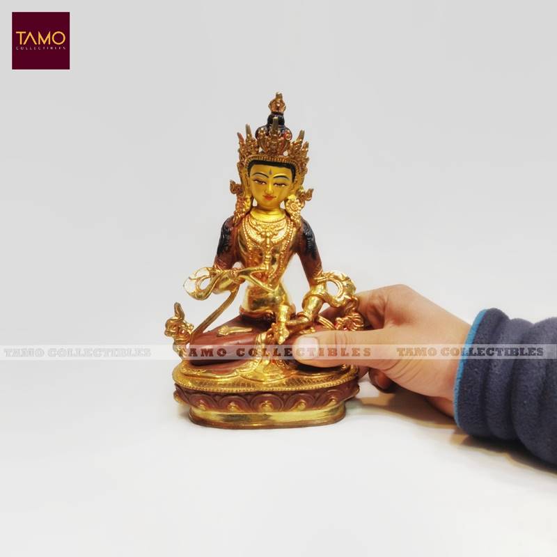 Bajrasatwa Partially Goldplated 8″