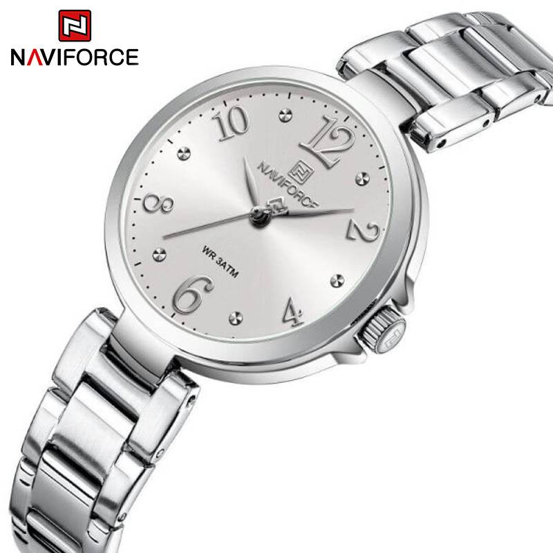 NaviForce Women’s Watch NF5031 – Silver