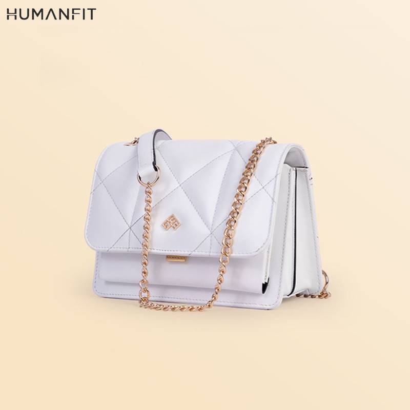 Leora Leather Side for Women Bag by Humanfit (#1519) - White