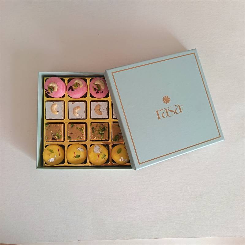 Rasa: Artisanal 16 pc Premium Mithai Box