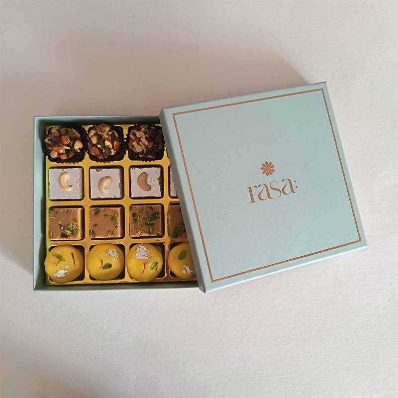 Rasa: Artisanal 16 pc Signature Mithai Box