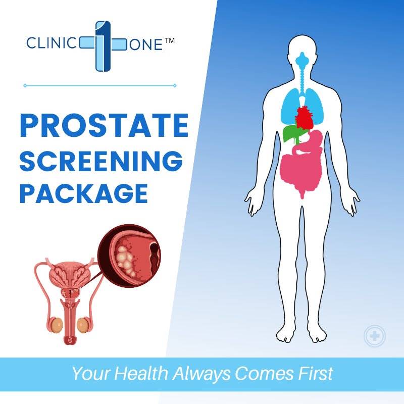Clinic One Prostate Screening Package - Blood Sample Collection from Home