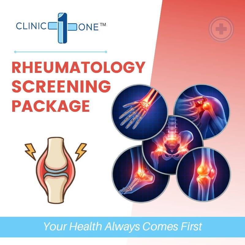 Clinic One Rheumatology Health Package - Blood Sample Collection from Home