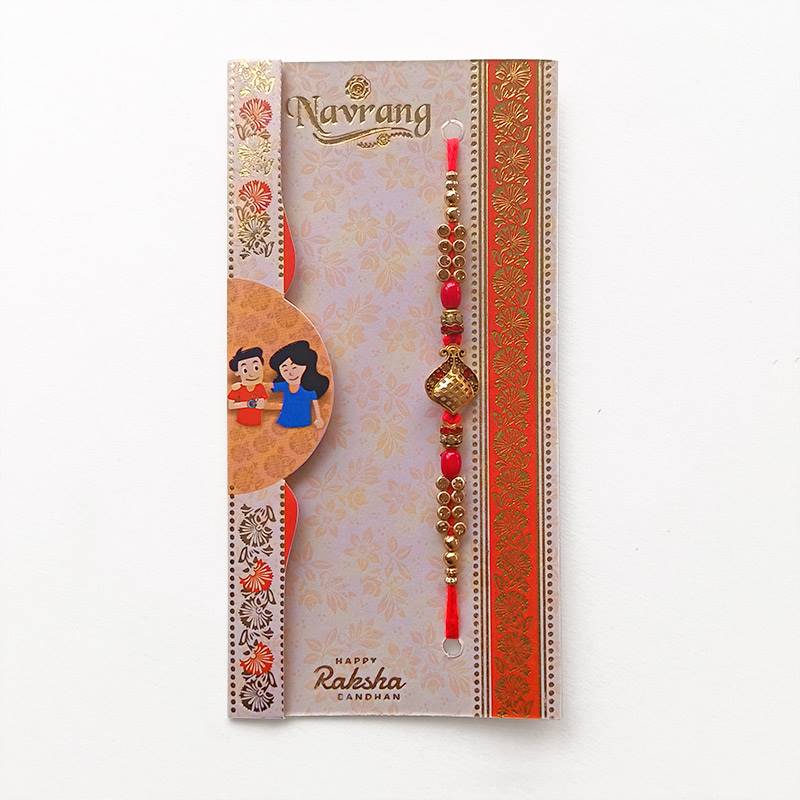 Antique Bell Designer Rakhi