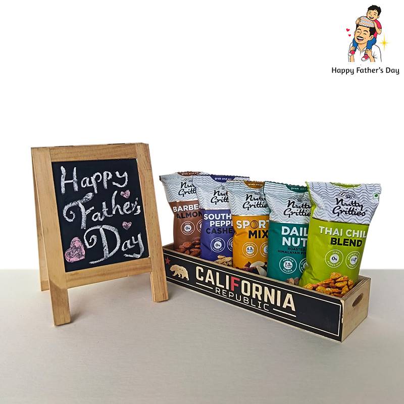 Nutty Gritties (5 flavors) in Wooden Crate (9 in to 10 in)