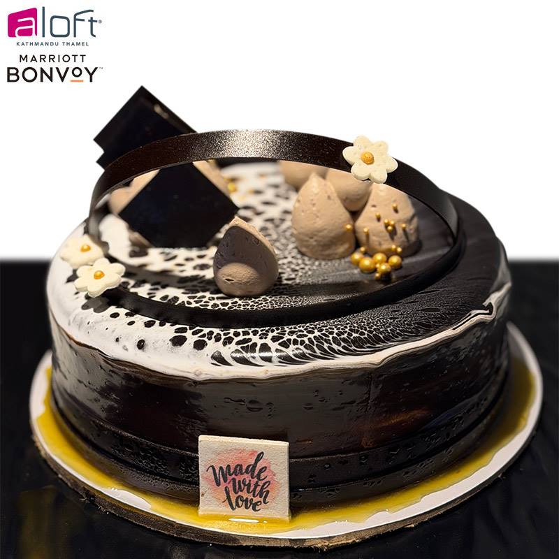 Chocolate Truffle Cake (1 lb) from Aloft Kathmandu Thamel