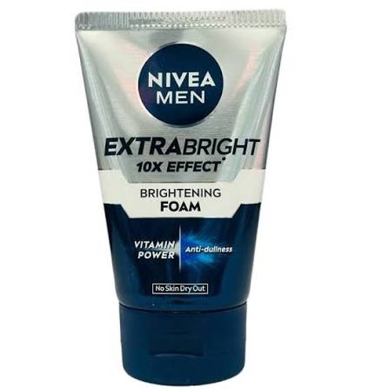 Nivea Men ExtraBright 10X Effect Brightening Foam (100 ml)