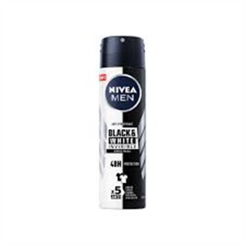 Nivea Men Black & White Invisible Original Deodrant Spray (150 ml)
