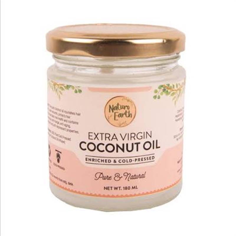 Nature Earth Extra Virgin Coconut Oil (180 ml)