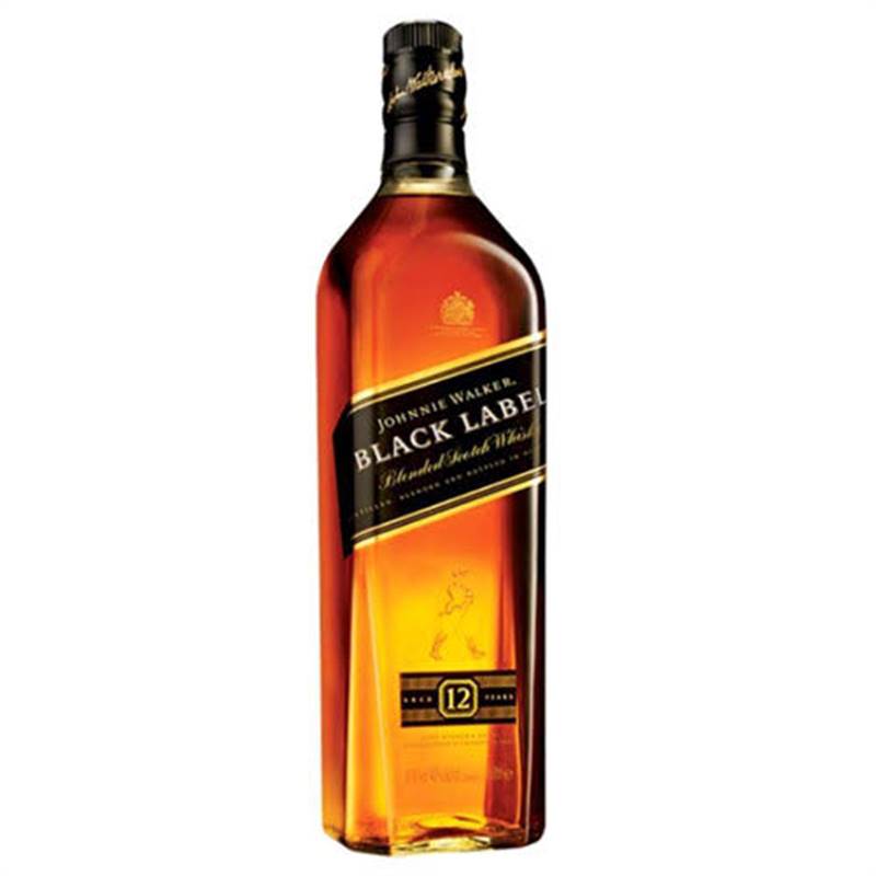 Johnnie Walker Black Label Whisky 12 Yrs (1 L)