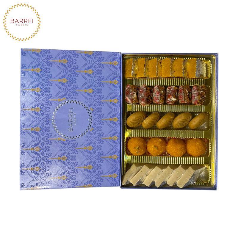 5 Line Mix Sweet Box (750 g) from Barrfi Sweets