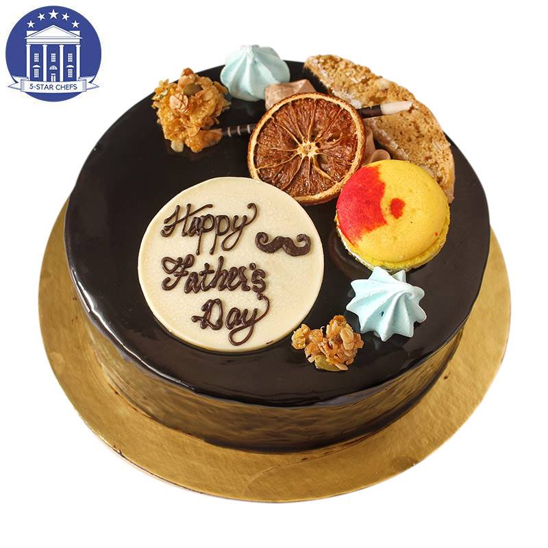 Father's Day Chocolate Cake (1 kg) by 5-Star Chefs