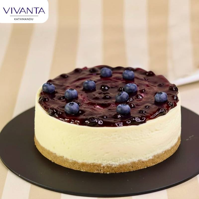 Blueberry Cheese Cake (Baked) (1 kg)  from Vivanta Kathmandu