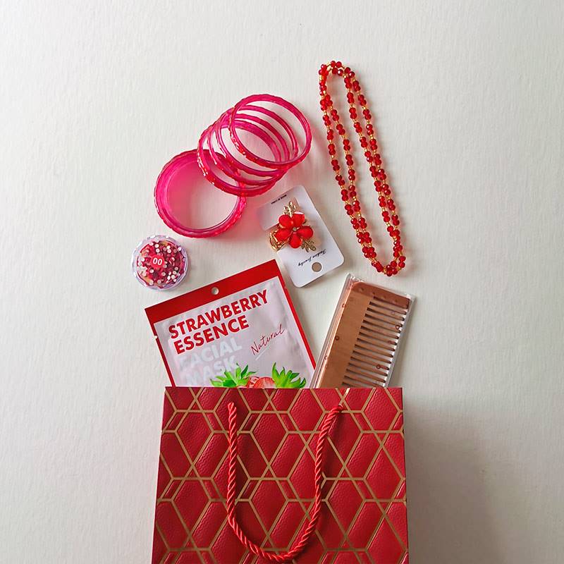 Pink Petals & Pretty Things Box Teej Hamper