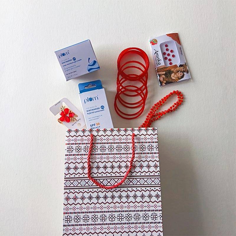 Skin, Sun & Sparkle Box Teej Hamper