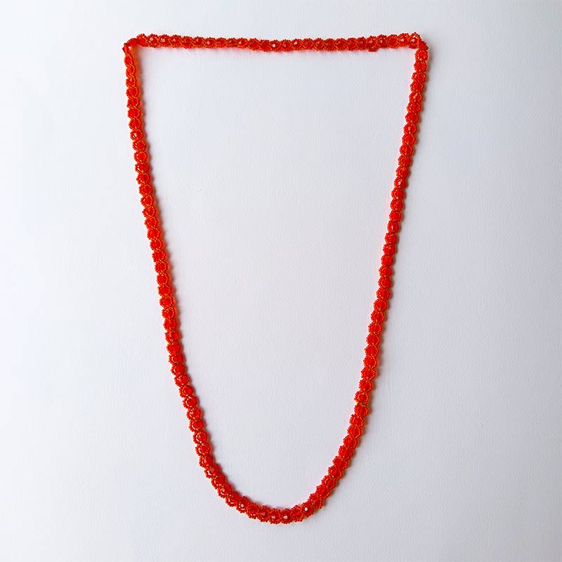 Circular Wrapped Red Potey