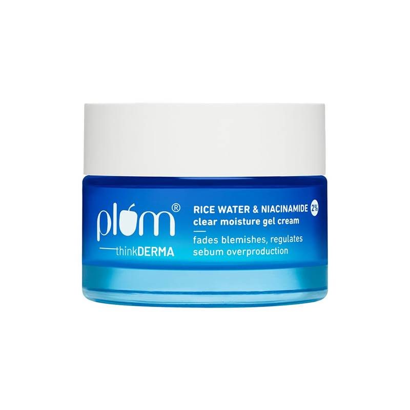Plum Rice Water & Niacinamide 2% Clear Moisturizer(50 g)