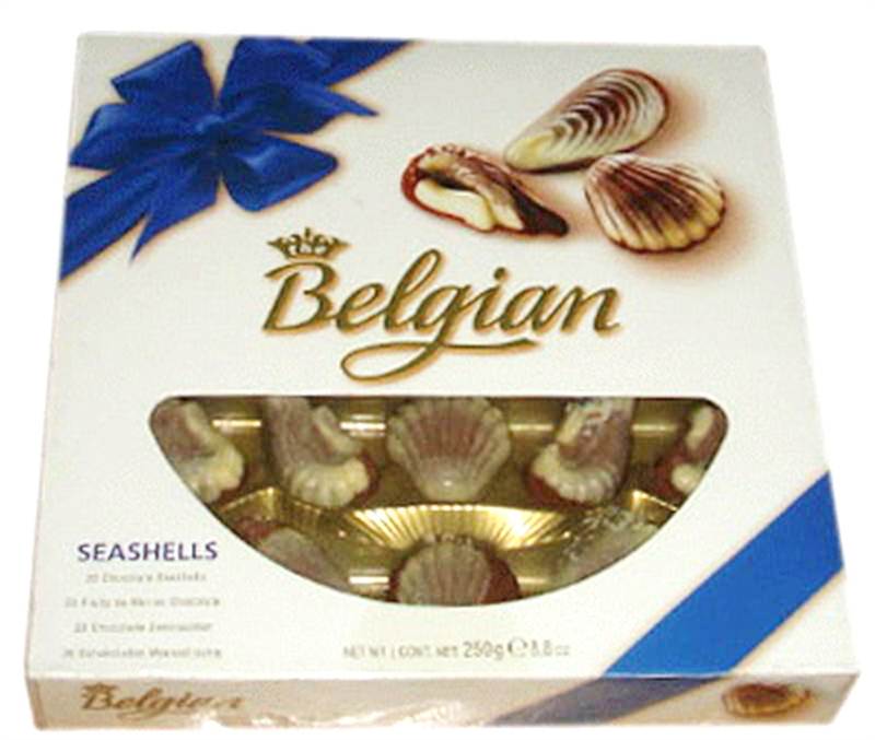 Конфеты Belgian ракушки Chocolates морские