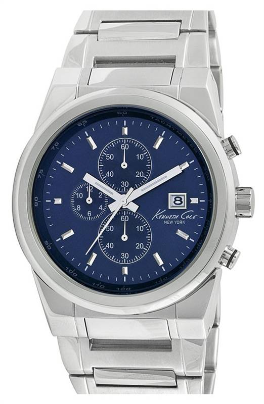 Kenneth Cole Men's Chronograph Watch KC9002 with Stainless Steel Bracelet