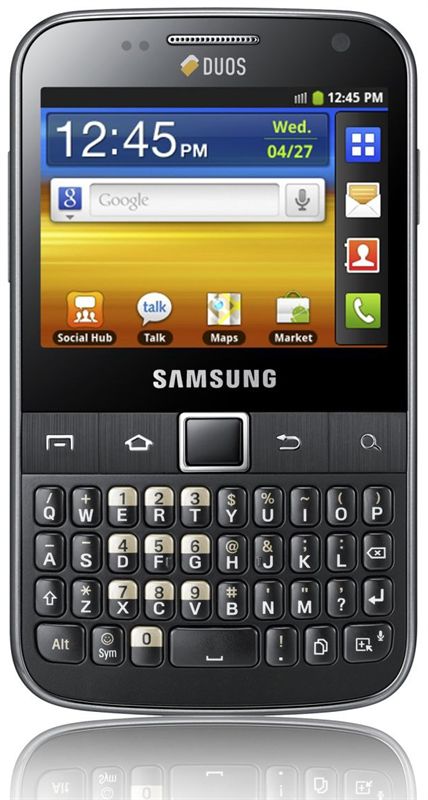 Samsung Mobile Galaxy Y Pro Duos (B5512)