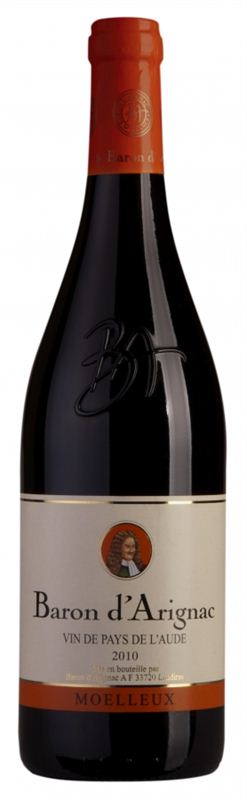 Baron D Arignac Fruite et Soyeux Moelleux (A French Red Wine) (750 ml)