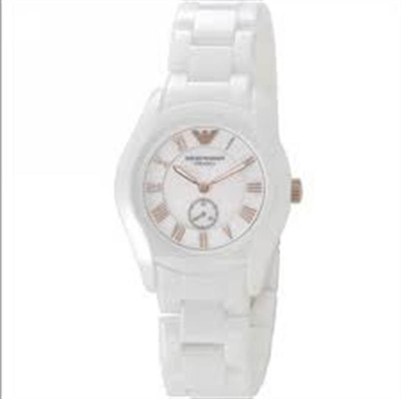 Emporio Armani Ladies AR1418 Ceramica Watch