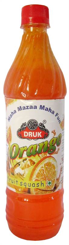 Druk Orange Fruit Squash (700ml)