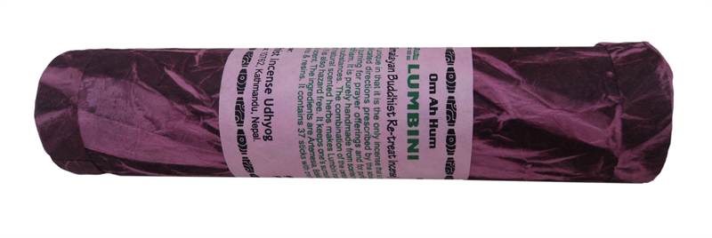 Lokta Paper's Himalayan Buddhist Retreat Om Ah Hum Lumbini Incense (A10)