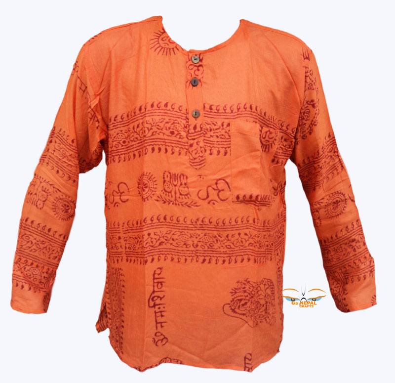 Orange Omm T-shirts Nepal (TS15)