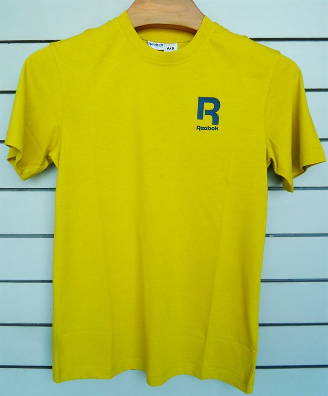 Reebok Men's T-Shirt - Yellow - S