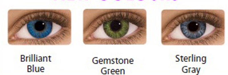 Fresh Look Contact Lenses of Different Colors With Different Powers