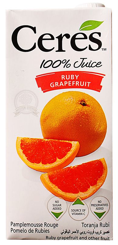 Ceres Ruby Grape Fruit Juice (1 Ltr)