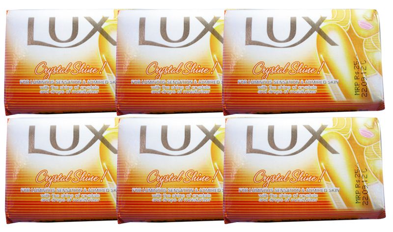 LUX Crystal Shine Soap (85 g) (6 Pcs)