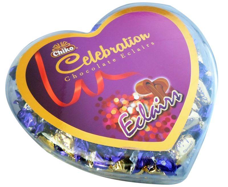Chiko Eclair Hearts Shape Celebration Chocolate (300g)