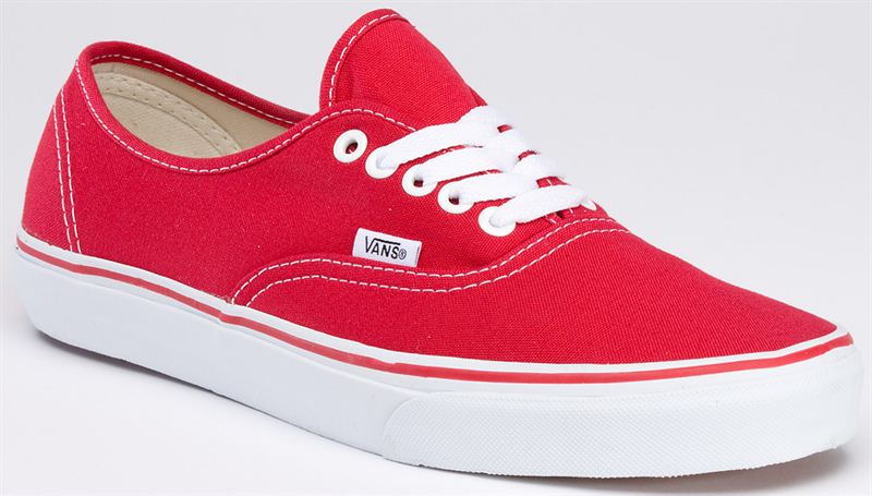 Vans Authentic Red Shoe (901169)