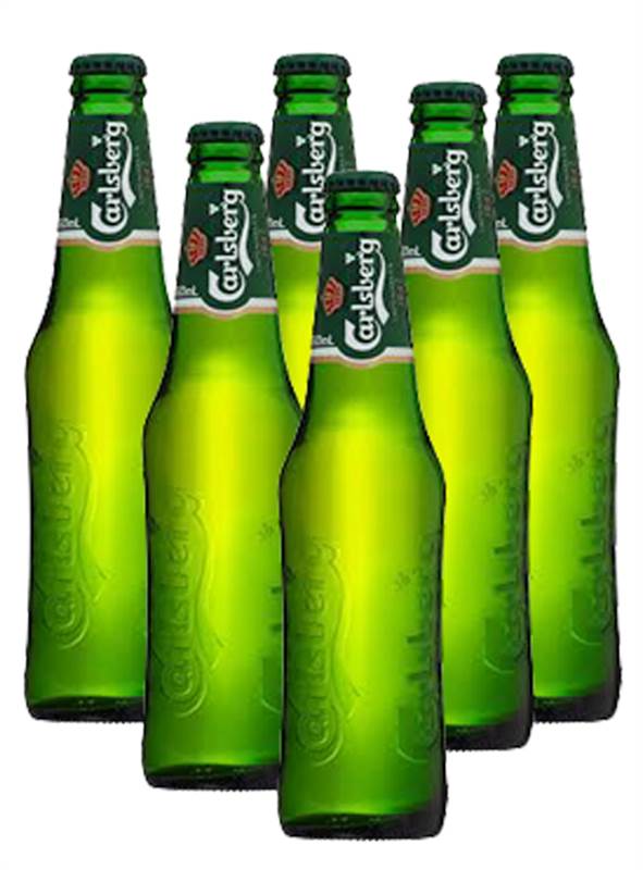Carlsberg Beer (330ml x 6) bottles