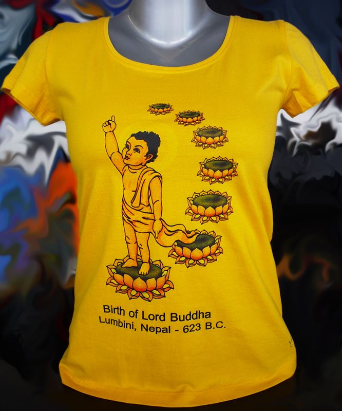 Juju Ladies Birth of Buddha T-Shirt (LJJ33) (PJ 87)