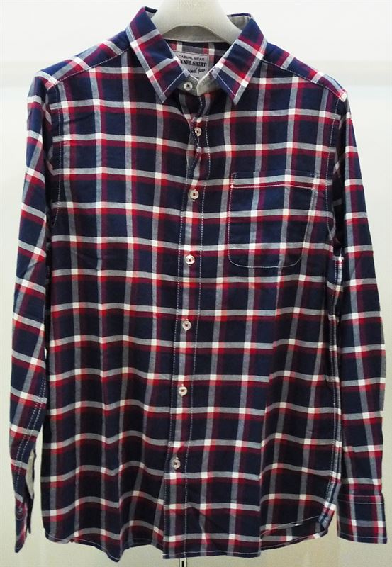 Jeanswest Gents Dark Blue Check Shirt (34 131002) (2530)