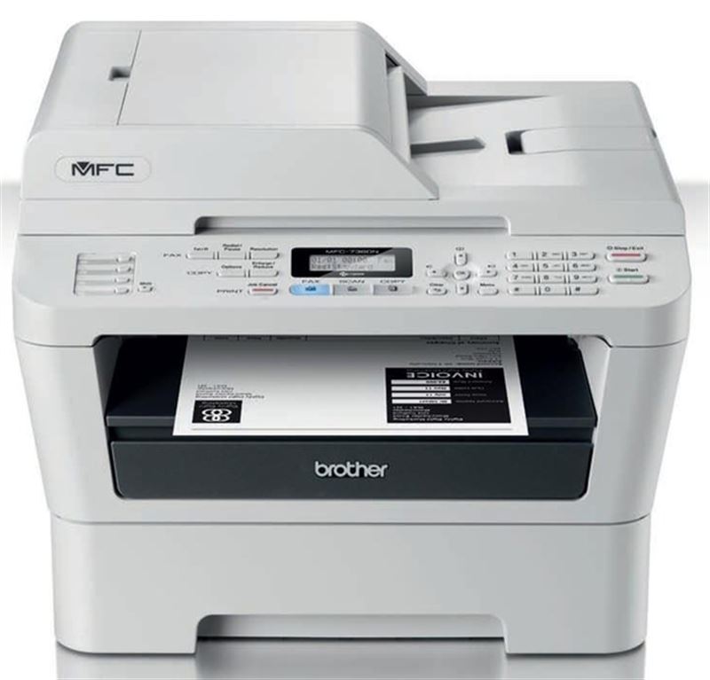 Brother 5 In 1 Multifunction Laser Printer (MFC-7360) (Copy + Print + Scan + Fax + PC Fax)