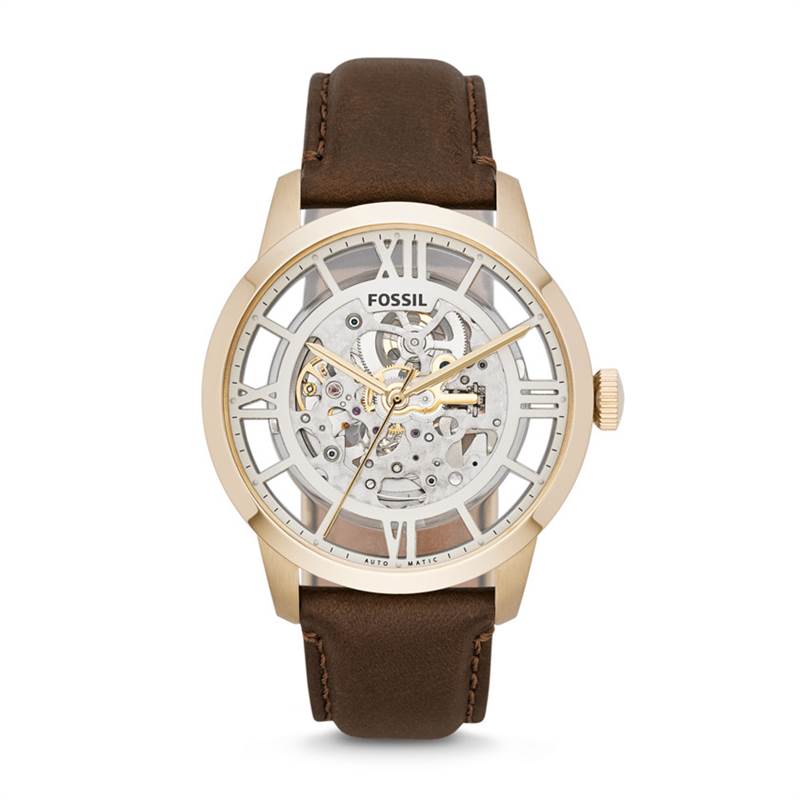 Townsman Automatic Leather Watch - Brown ME3043