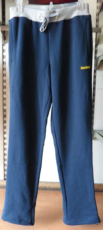 Reebok men's cotton hot sale track pants